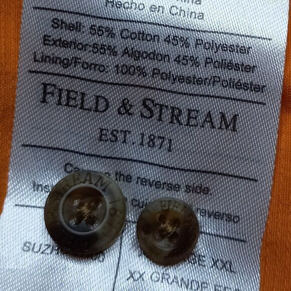 Field & Stream Orange Fishing Shirt - Picture 7 of 7